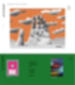 Portfolio template for a contemporary artist cooperative