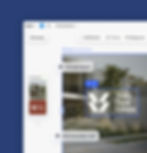 A logo design for a real estate company is open in the Wixel editor. The logo is placed over an image of a building, and overlaying the design are in-editor suggestions to guide the user.