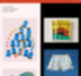 A Wix template for a portfolio site